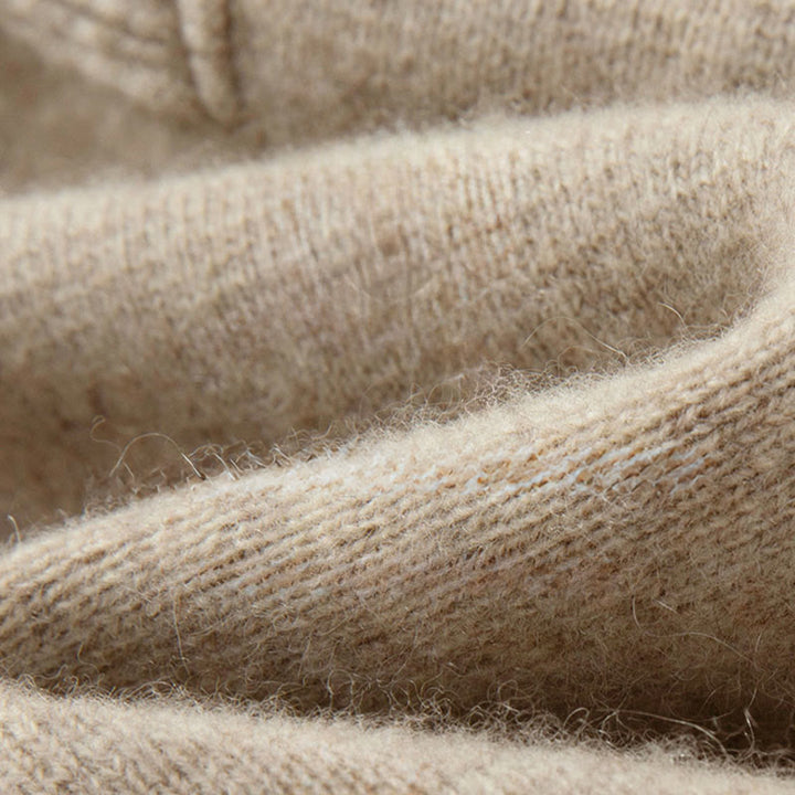 Buddha Stones冬用 無地 中国風 カエルボタン メンズ ウール 長袖 セーター - image 13