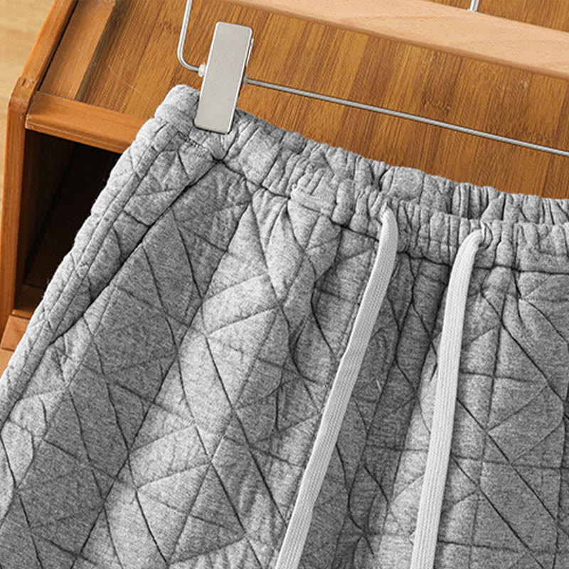 Buddha Stonesレディース 秋冬 無地 ドローストリング サーマル ワイドレッグパンツ ポケット付き - image 12