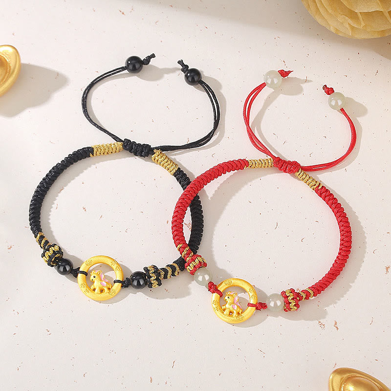 Buddha Stones925スターリングシルバー 馬年平和のお守りチャーム福の字 幸運のネックレスペンダント - image 20