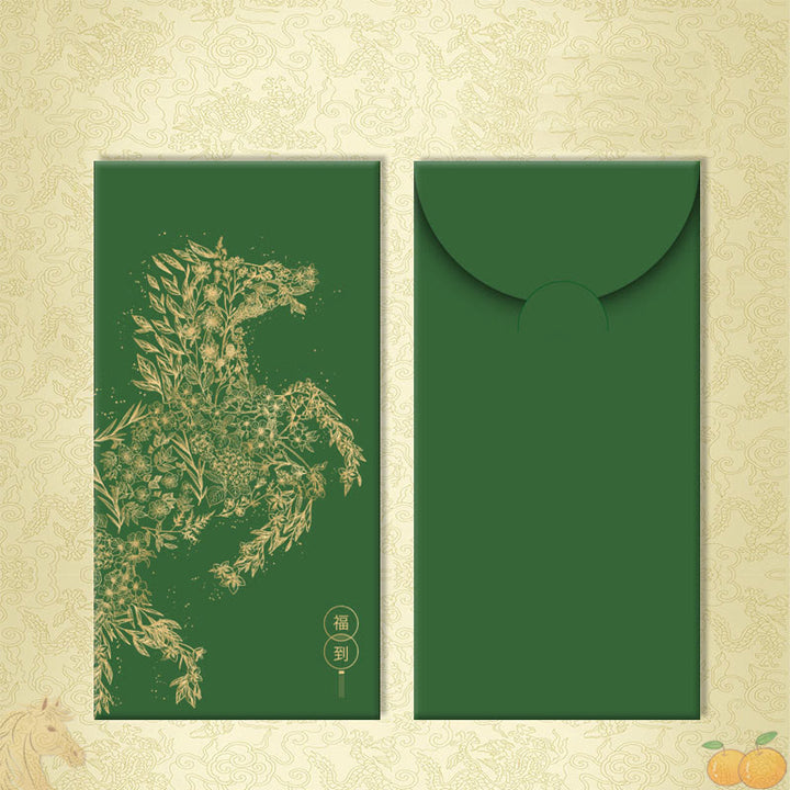 Buddha Stones6個 マルチカラー 中国製 赤封筒 金持ちになる 午年 2026 新年 - 6Pcs幸運繁栄が到着 - image 9