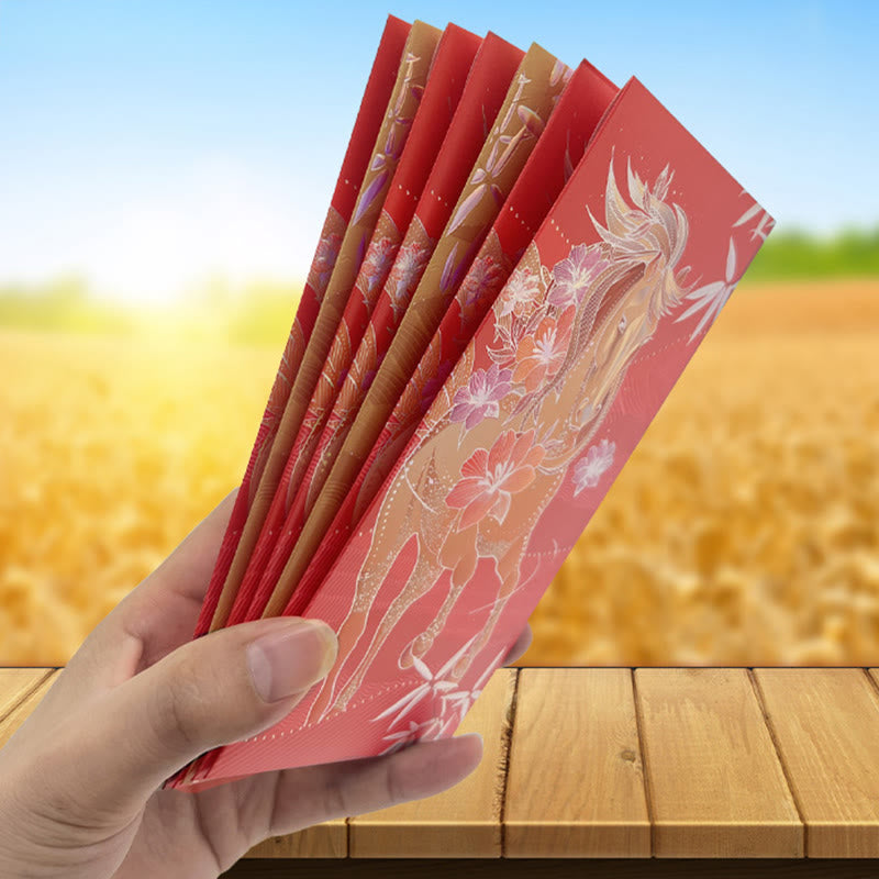 Buddha Stones6個 マルチカラー 中国製 赤封筒 金持ちになる 午年 2026 新年 - image 22