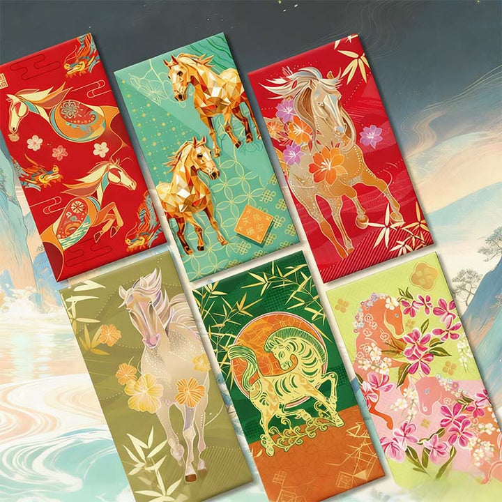 Buddha Stones6個 マルチカラー 中国製 赤封筒 金持ちになる 午年 2026 新年 - image 22