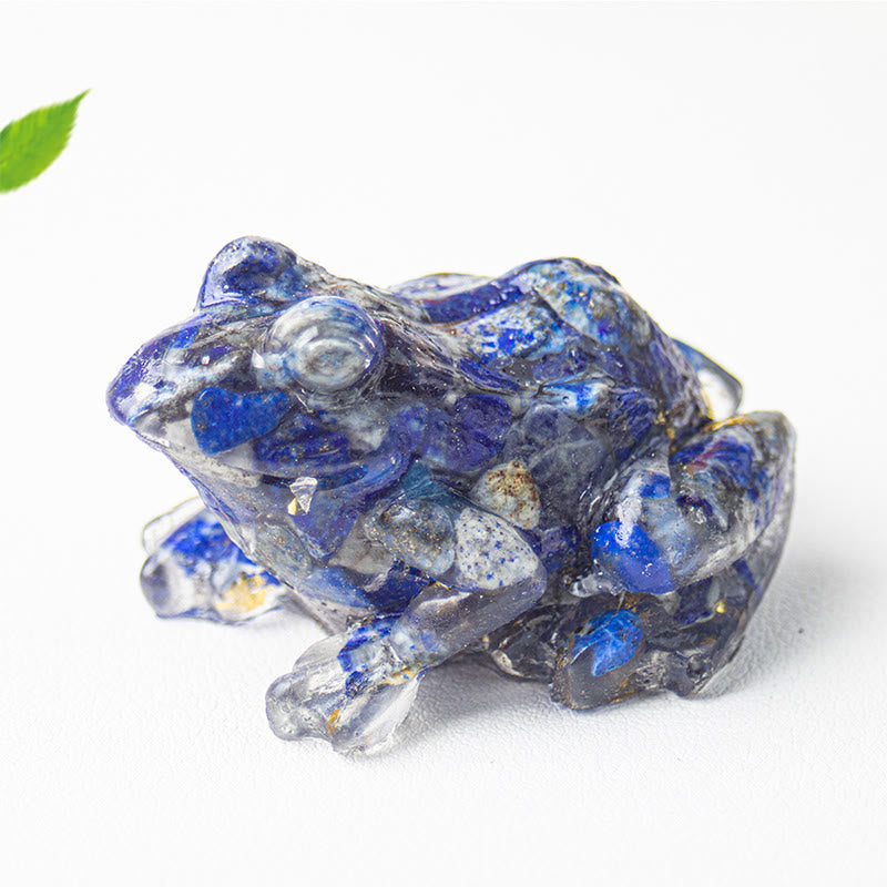 Buddha Stonesクリスタル ドリップ 樹脂 小さなカエル 情熱 装飾 像 - image 15