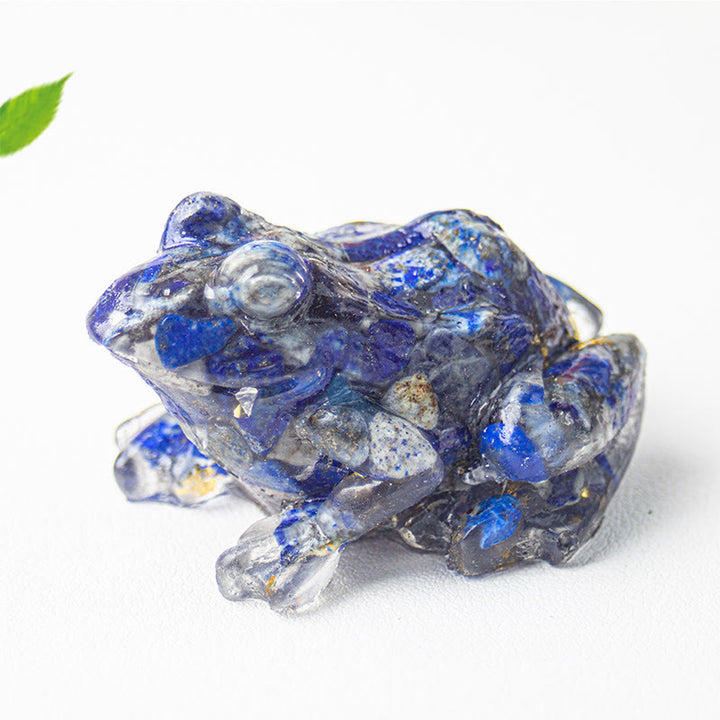 Buddha Stonesクリスタル ドリップ 樹脂 小さなカエル 情熱 装飾 像 - image 15