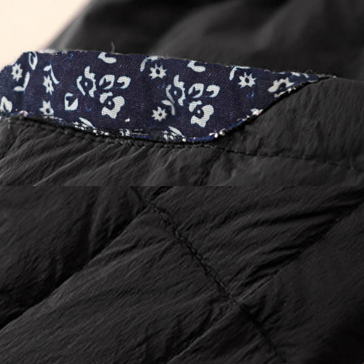 Buddha Stonesレディース 冬用 サーマル パッチワーク コットンパンツ ポケット付き - image 10