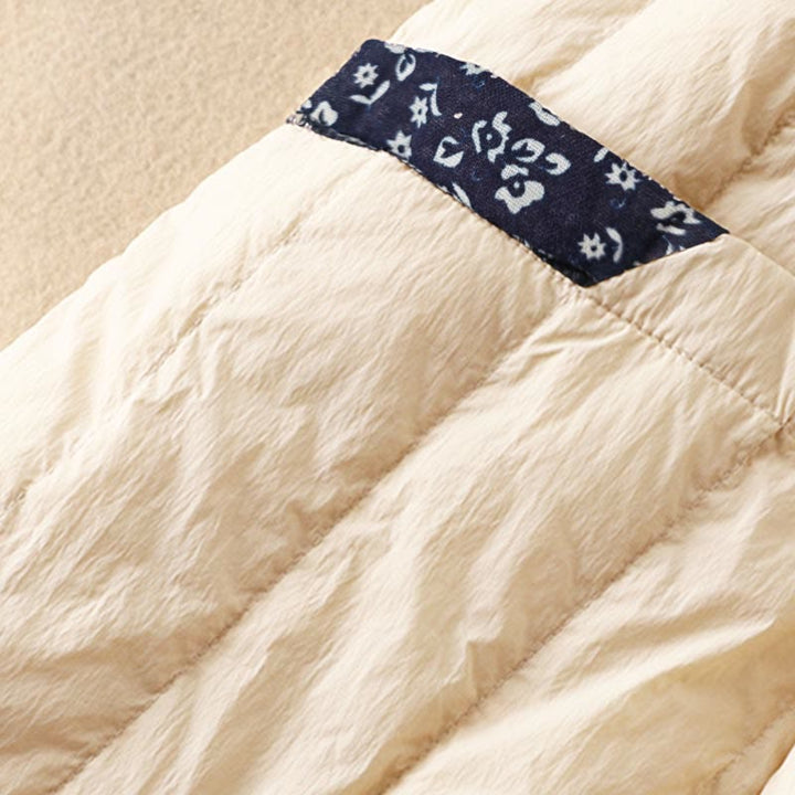 Buddha Stonesレディース 冬用 サーマル パッチワーク コットンパンツ ポケット付き - image 4