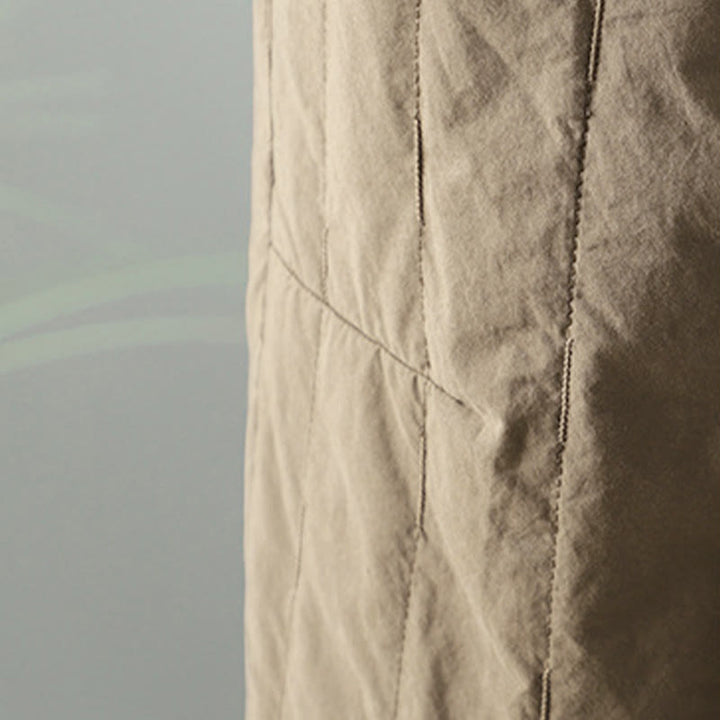 Buddha Stonesストレートライン ストライプ コットン フリース裏地 レディース ハーレムパンツ ポケット付き - image 4