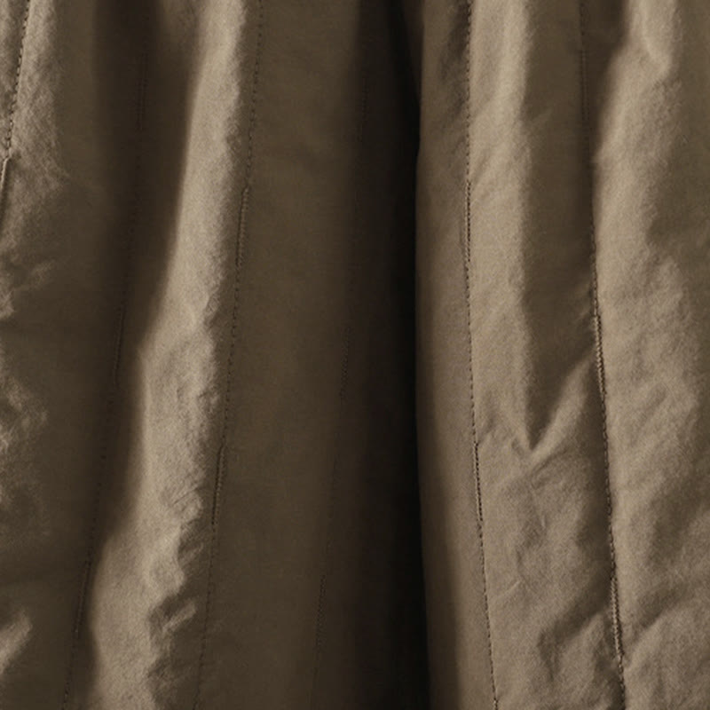 Buddha Stonesストレートライン ストライプ コットン フリース裏地 レディース ハーレムパンツ ポケット付き - image 3