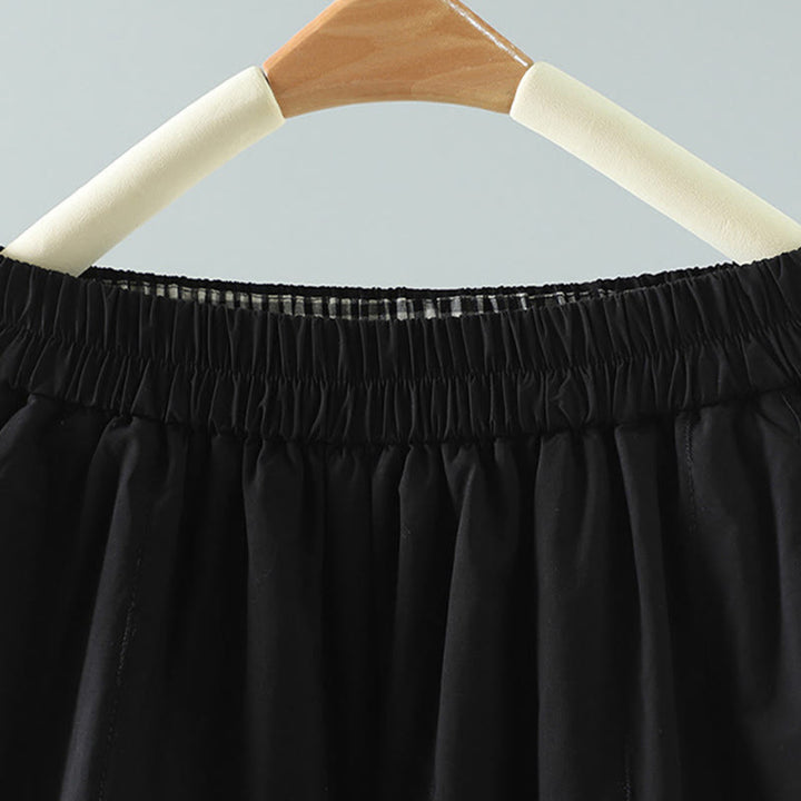 Buddha Stonesストレートライン ストライプ コットン フリース裏地 レディース ハーレムパンツ ポケット付き - image 7