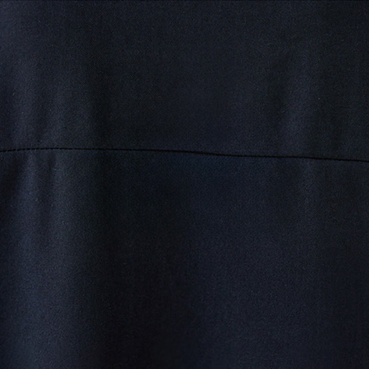 Buddha Stonesブラック プレーン フロッグボタン ラペル レディース コットン 長袖シャツ - image 8