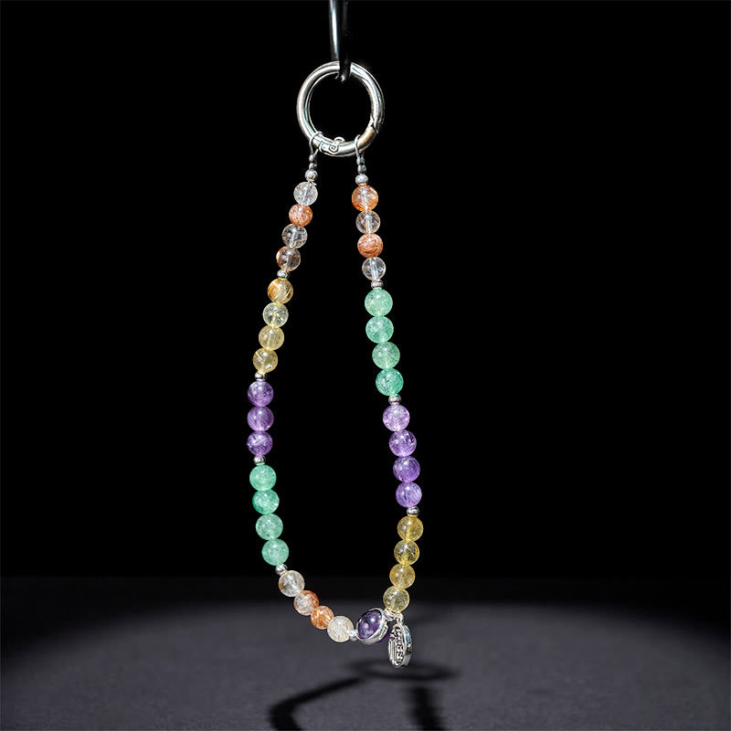 Buddha Stones福 キャラクター チャーム スーパーセブン クリスタル 成長 キーチェーン 携帯電話 吊り下げ 飾り - image 3