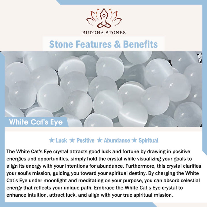 Buddha Stones午年 ストロベリークォーツ ホワイトキャッツアイ キーホルダー 携帯電話用 吊り下げ飾り - image 9