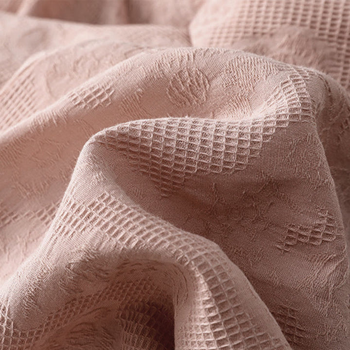 Buddha Stonesジャカード 不規則な裾 プリーツデザイン レディース コットン 長袖シャツ - image 20