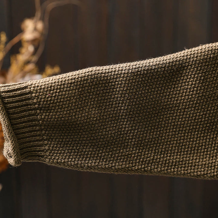 Buddha Stones秋 フローラルボタン コットン レディース 長袖 ニットカーディガン セーター - image 13