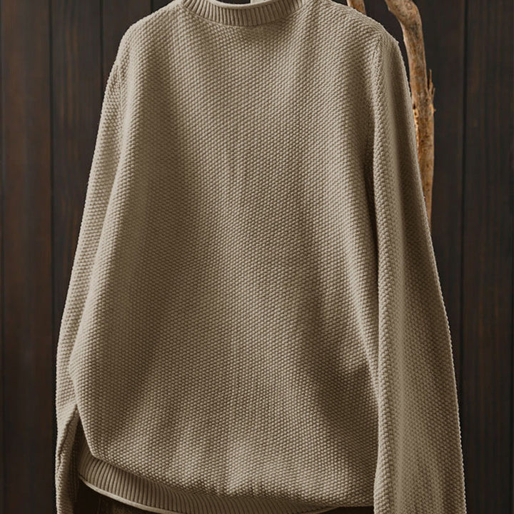 Buddha Stones秋 カラフルボタン Vネック コットン レディース 長袖 ニットセーター - image 2