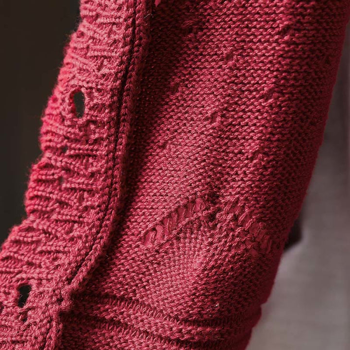 Buddha Stones秋 レースボタン ​​コットン レディース 長袖 ニットカーディガン セーター ポケット付き - image 10