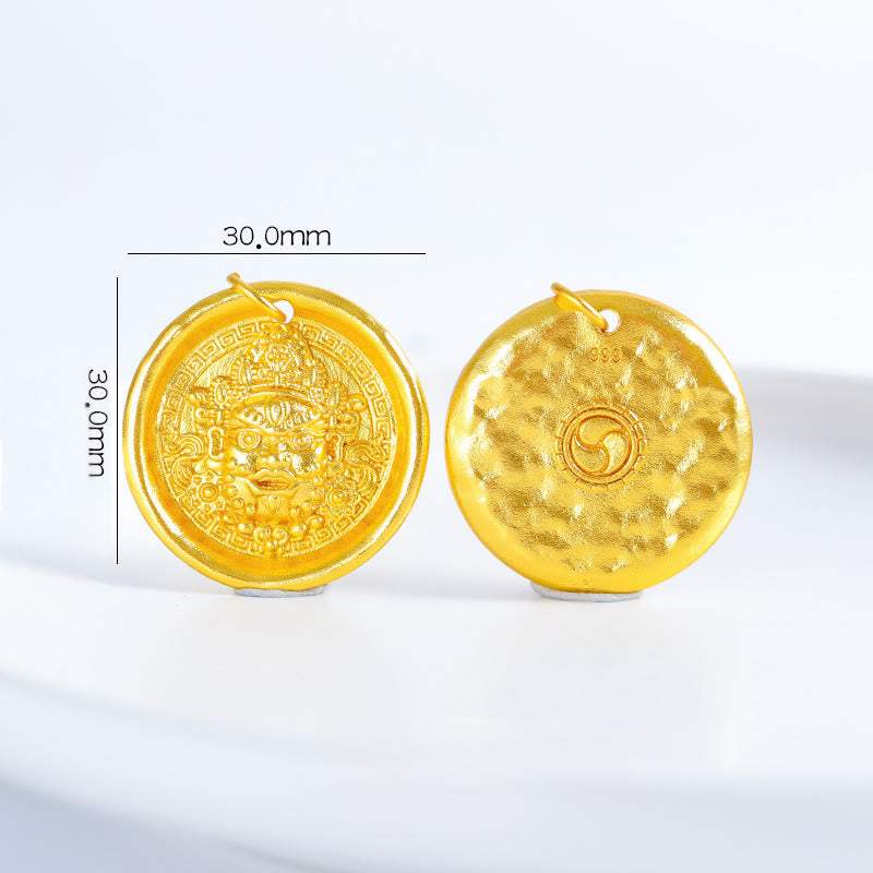 Buddha Stonesイエロージャンバラ銅富豊かさチェーンペンダントネックレス - image 8