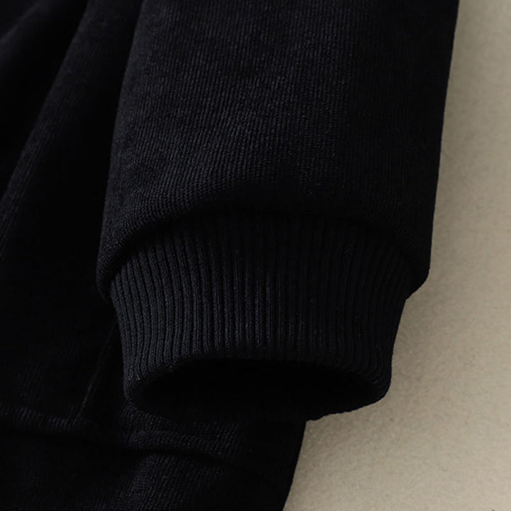 Buddha Stones冬用ハイネック 暖かいコットン レディース 長袖 ミディ丈 ワンピース ポケット付き - image 23