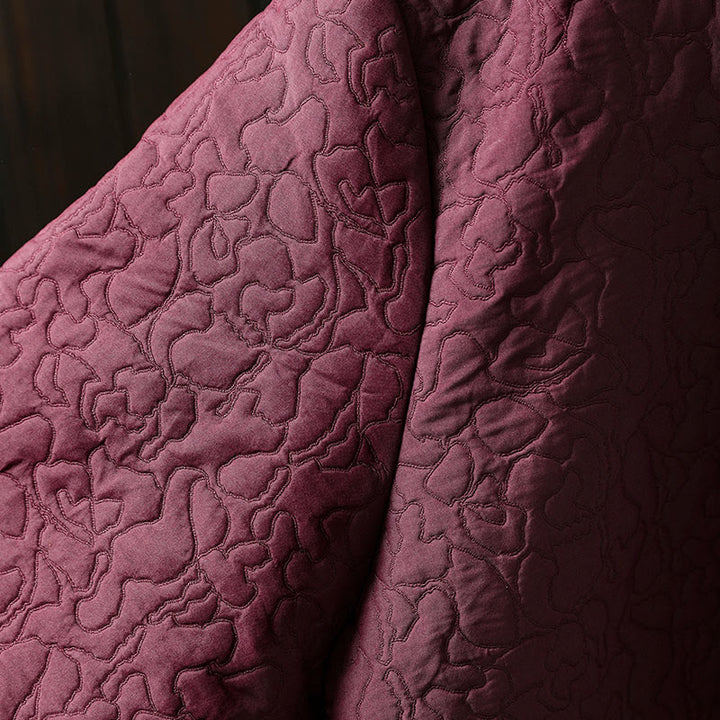 Buddha Stones秋ボタン 長袖 ミドル丈 ジャカード コットン レディース ジャケット ポケット付き - image 4