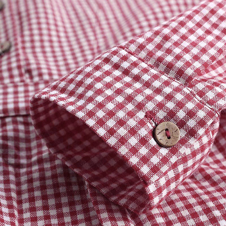 Buddha Stonesレディース ボタン 長袖 チェック柄 シャツ - image 4