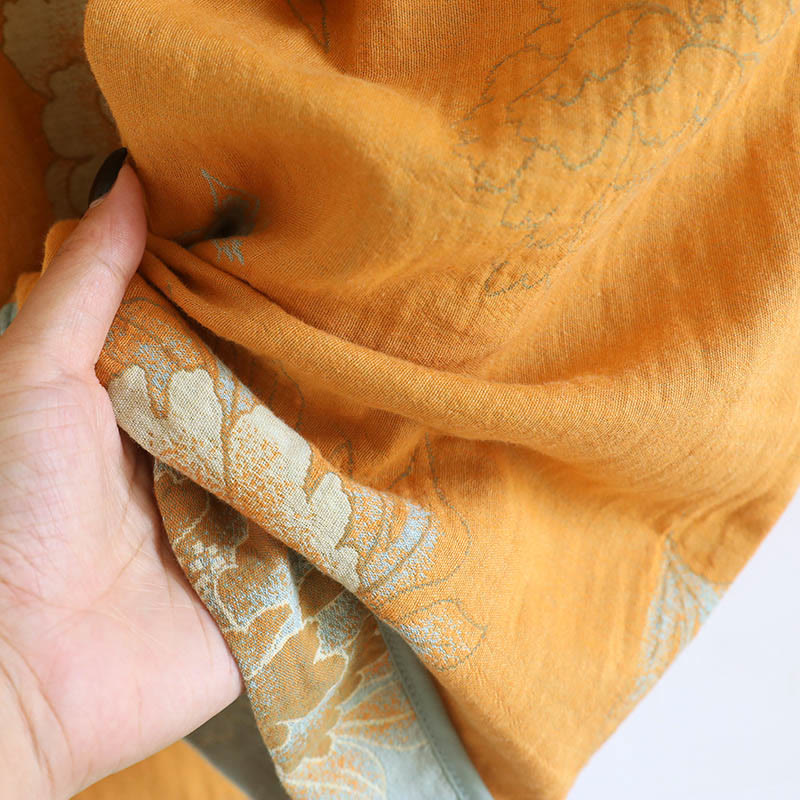 Buddha Stones 2点 カエルボタンプリント 長袖カーディガン シャツ パンツ ポケット付き コットン セット  - image 18