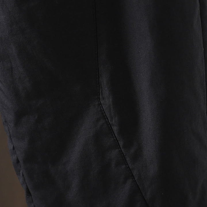 Buddha Stones無地コットン レディース ハーレム サーマルパンツ ポケット付き - image 4