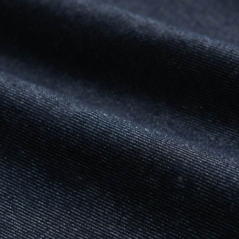 Buddha Stones秋冬 無地ボタン 長袖 メンズ コットンジャケット ポケット付き - image 5