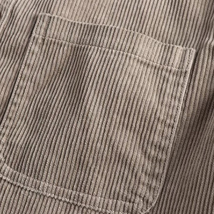 Buddha Stones無地 シングルブレスト ボタン メンズ 長袖 厚手 ジャケット ポケット付き - image 3