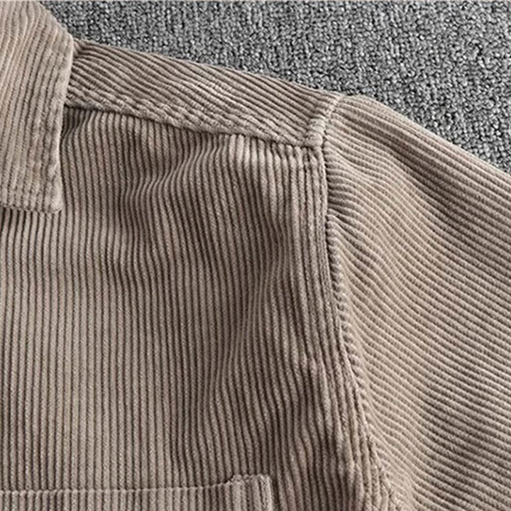 Buddha Stones無地 シングルブレスト ボタン メンズ 長袖 厚手 ジャケット ポケット付き - image 2