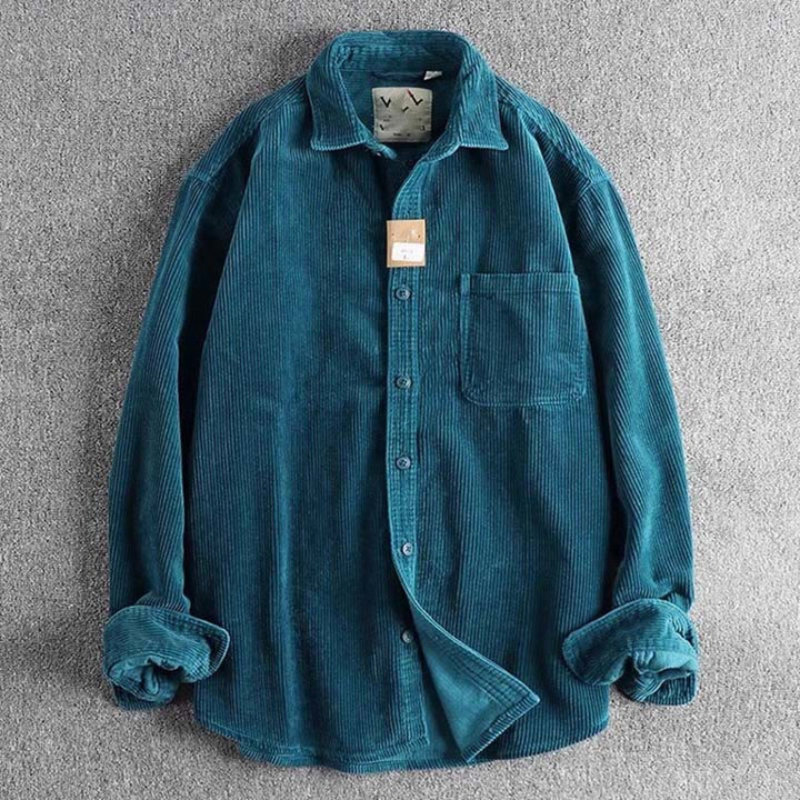 Buddha Stones無地 シングルブレスト ボタン メンズ 長袖 厚手 ジャケット ポケット付き - 海軍 - US/UK/AU44、 EU54 (4XL) - image 8