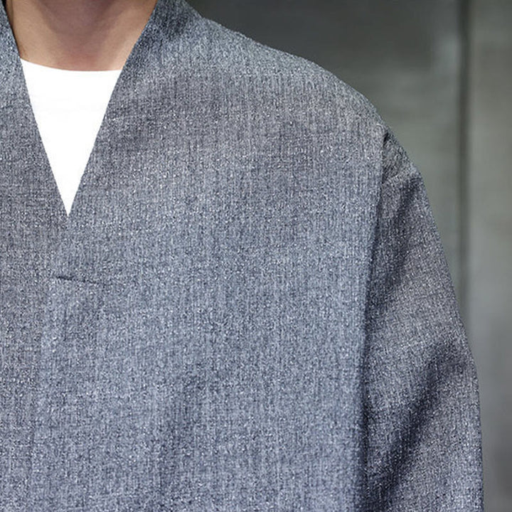 Buddha Stones春秋 無地 長袖 メンズ ジャケット - image 9