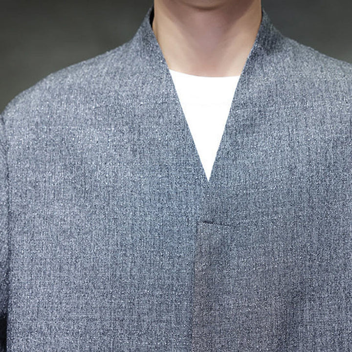 Buddha Stones春秋 無地 長袖 メンズ ジャケット - image 8