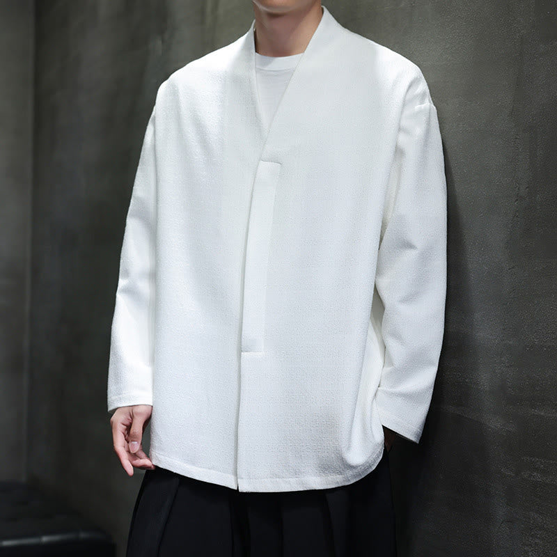 Buddha Stones春秋 無地 長袖 メンズ ジャケット - image 16