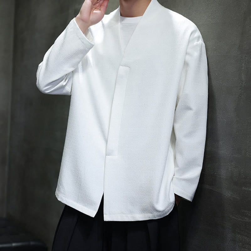 Buddha Stones春秋 無地 長袖 メンズ ジャケット - image 14