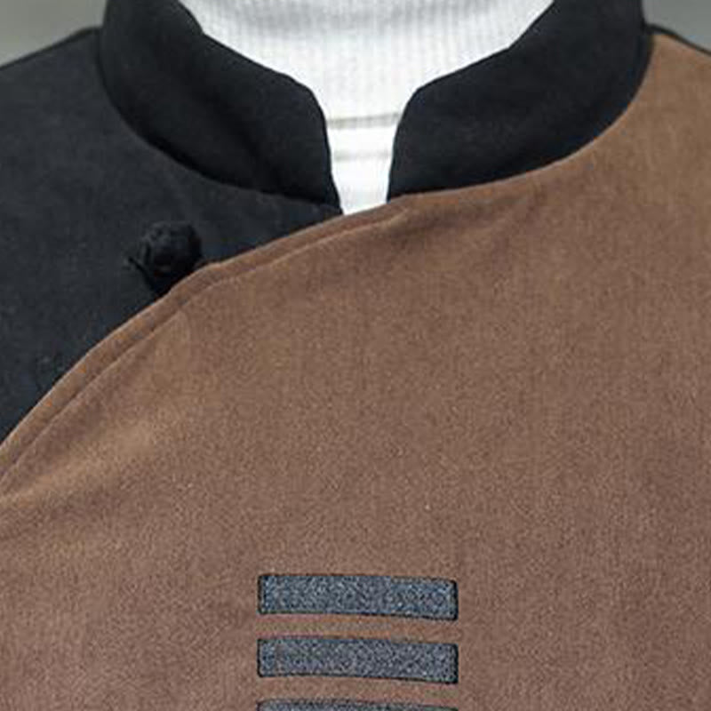 Buddha Stones冬陰陽コーデュロイ 長袖 メンズ ジャケット ポケット付き - image 8