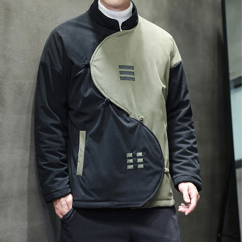 Buddha Stones冬陰陽コーデュロイ 長袖 メンズ ジャケット ポケット付き - image 12