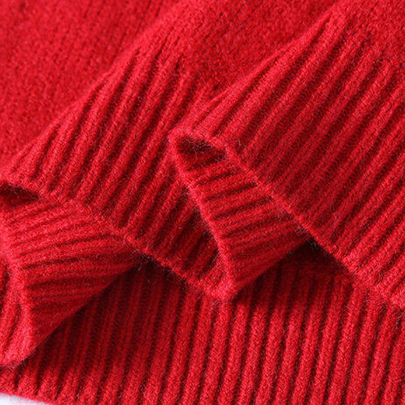 Buddha Stones冬 スタンドカラー グラデーションカラーデザイン 暖かい メンズ 長袖 ニットセーター - image 5