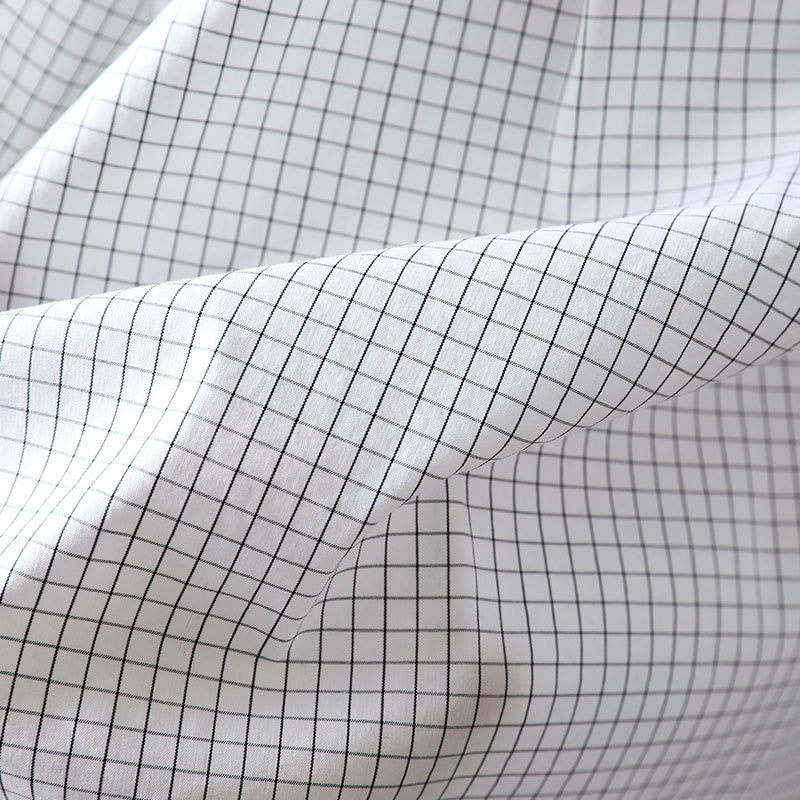 Buddha Stonesチェック柄 コントラストボタンダウン 長袖 レディース コットンシャツ - image 16