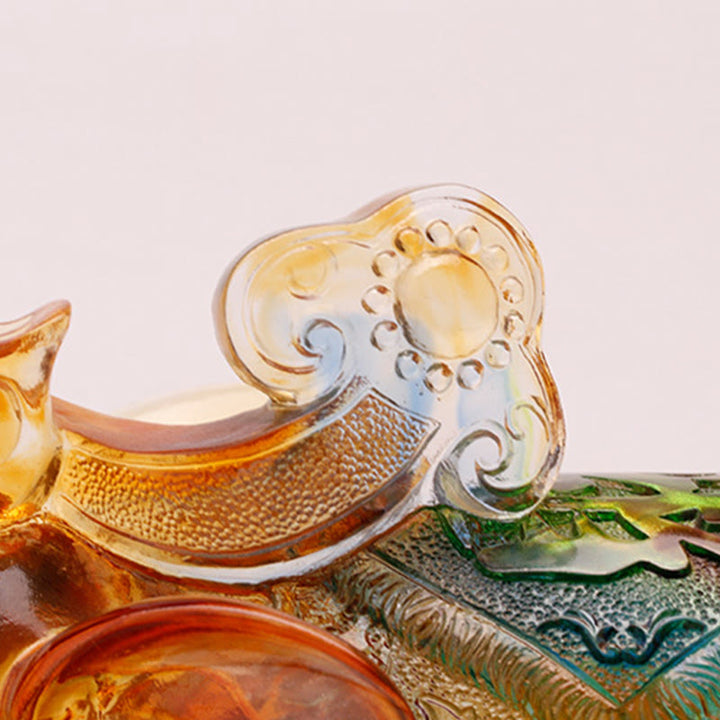 Buddha Stones手作り 琉璃水晶 象の芸術作品 知恵 富 家の装飾 - image 13