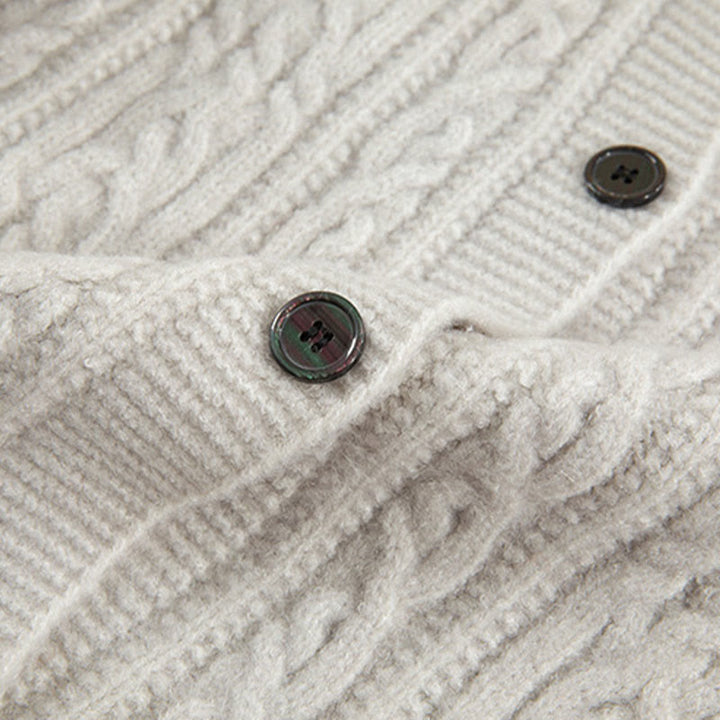 Buddha Stonesカジュアル 冬 ツイストボタンデザイン コットン レディース 長袖 ニットカーディガン - image 43