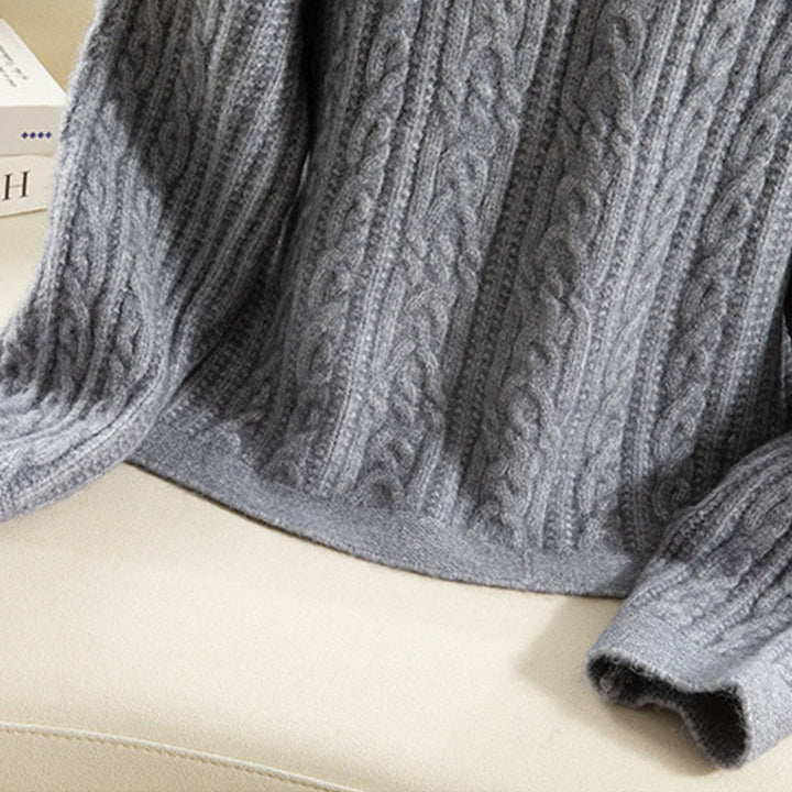 Buddha Stonesカジュアル 冬 ツイストボタンデザイン コットン レディース 長袖 ニットカーディガン - image 25