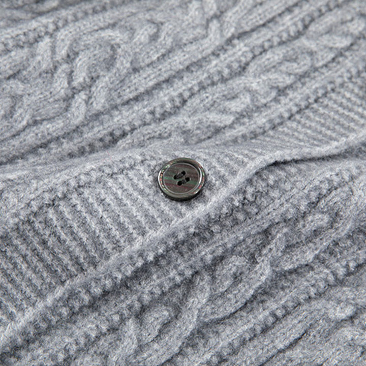 Buddha Stonesカジュアル 冬 ツイストボタンデザイン コットン レディース 長袖 ニットカーディガン - image 28