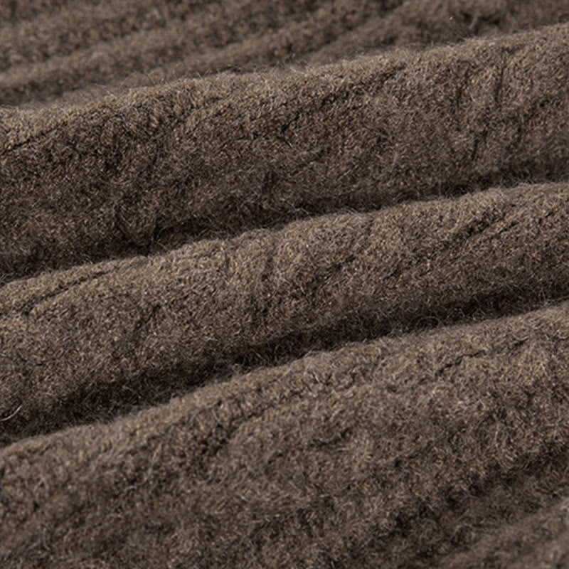 Buddha Stonesカジュアル 冬 ツイストボタンデザイン コットン レディース 長袖 ニットカーディガン - image 12