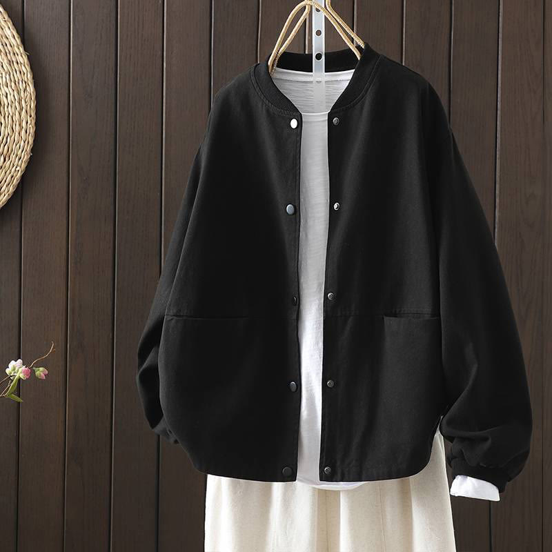 Buddha Stonesのボタンダウン長袖アウタージャケット（ポケット付き） - 黒 - US14、 UK/AU18、 EU46 (2XL) - image 25
