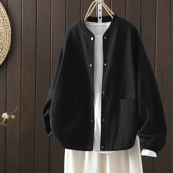 Buddha Stonesのボタンダウン長袖アウタージャケット（ポケット付き） - 黒 - US14、 UK/AU18、 EU46 (2XL) - image 25