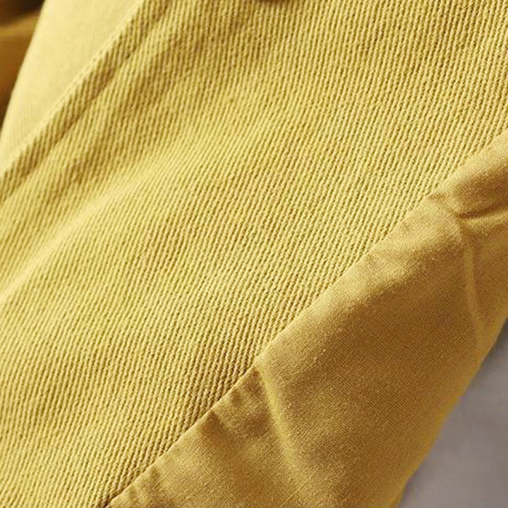 Buddha Stones秋冬 ボタンダウン レディース コットン 長袖 アウタージャケット ポケット付き - image 17