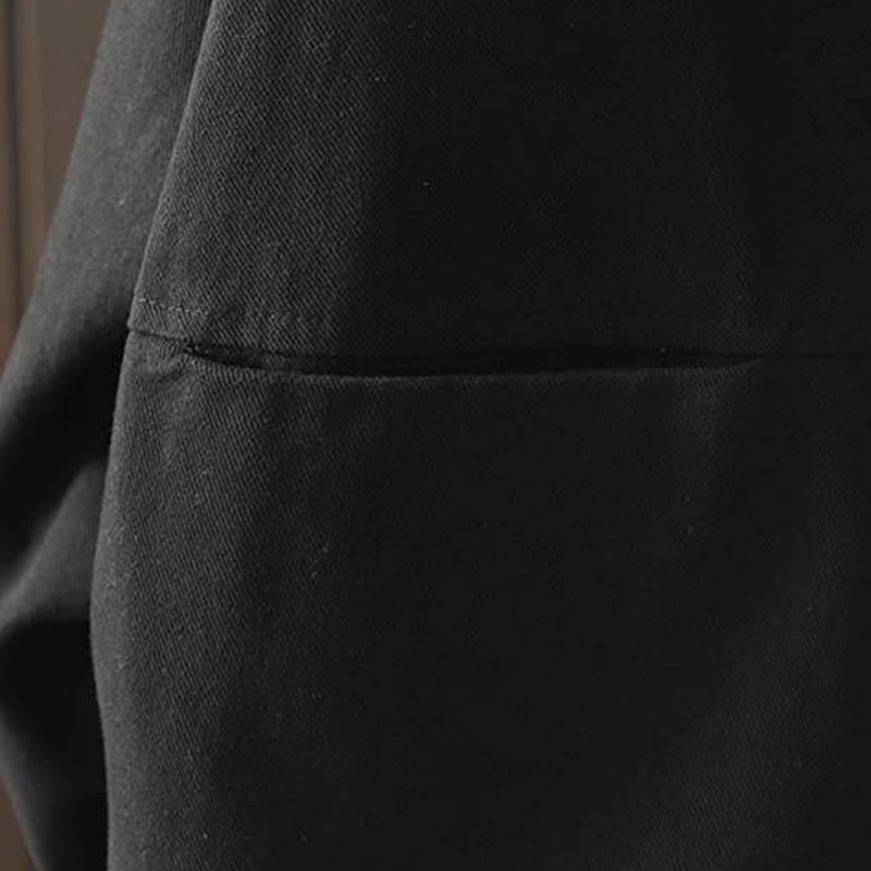 Buddha Stones秋冬 ボタンダウン レディース コットン 長袖 アウタージャケット ポケット付き - image 28