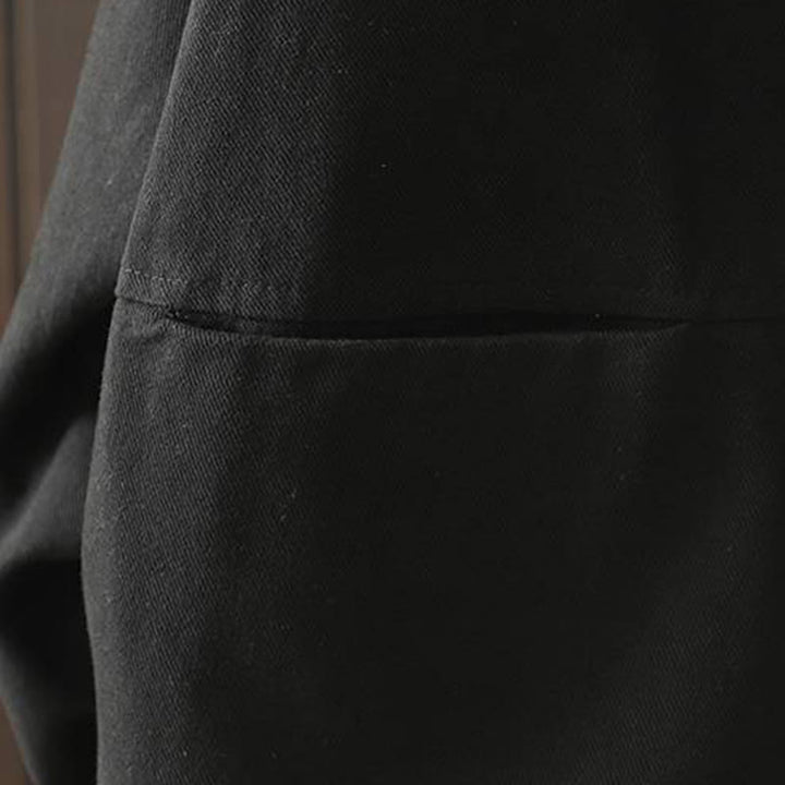 Buddha Stones秋冬 ボタンダウン レディース コットン 長袖 アウタージャケット ポケット付き - image 28