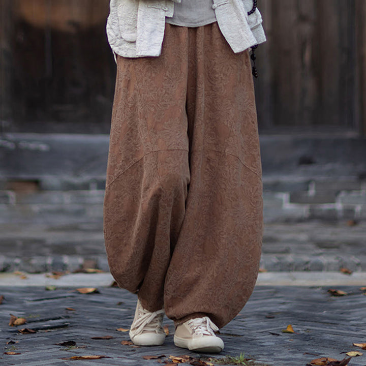 Buddha Stones秋 ジャカード レディース フロッグボタン 長袖シャツ パンツ コットンリネン 衣類 - image 40