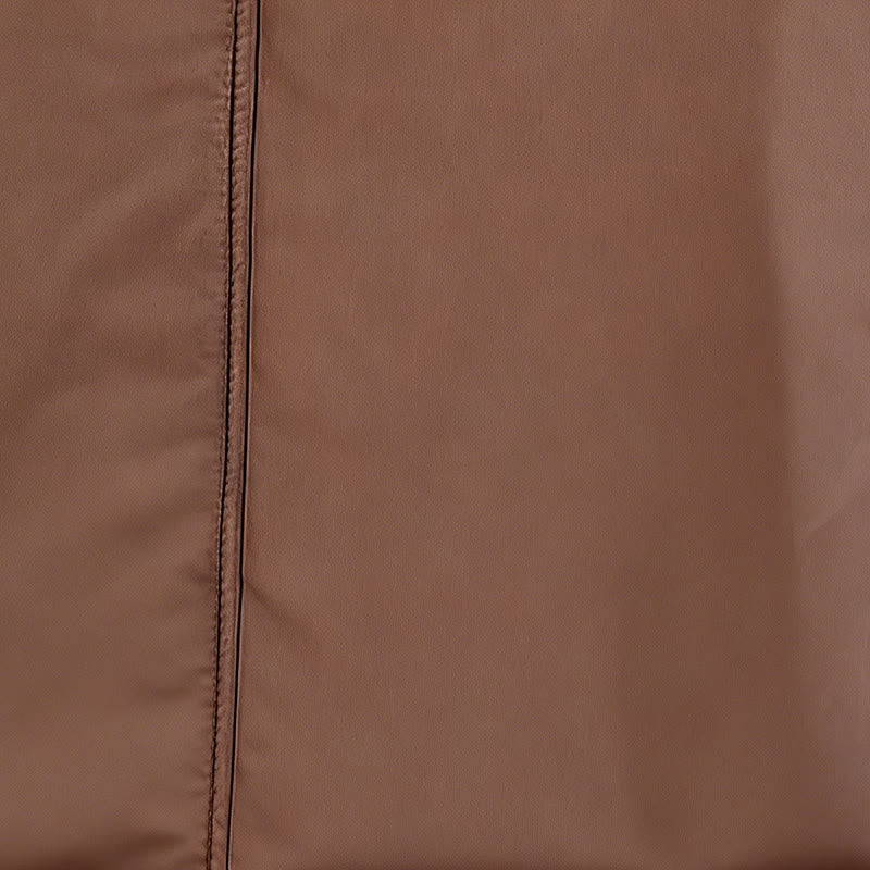 Buddha Stones冬 Vネック ボタン 長袖 保温 レディース コットンコート ポケット付き - image 11